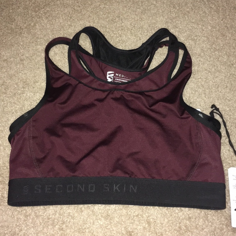 Second Skin Compression Racerback Bra